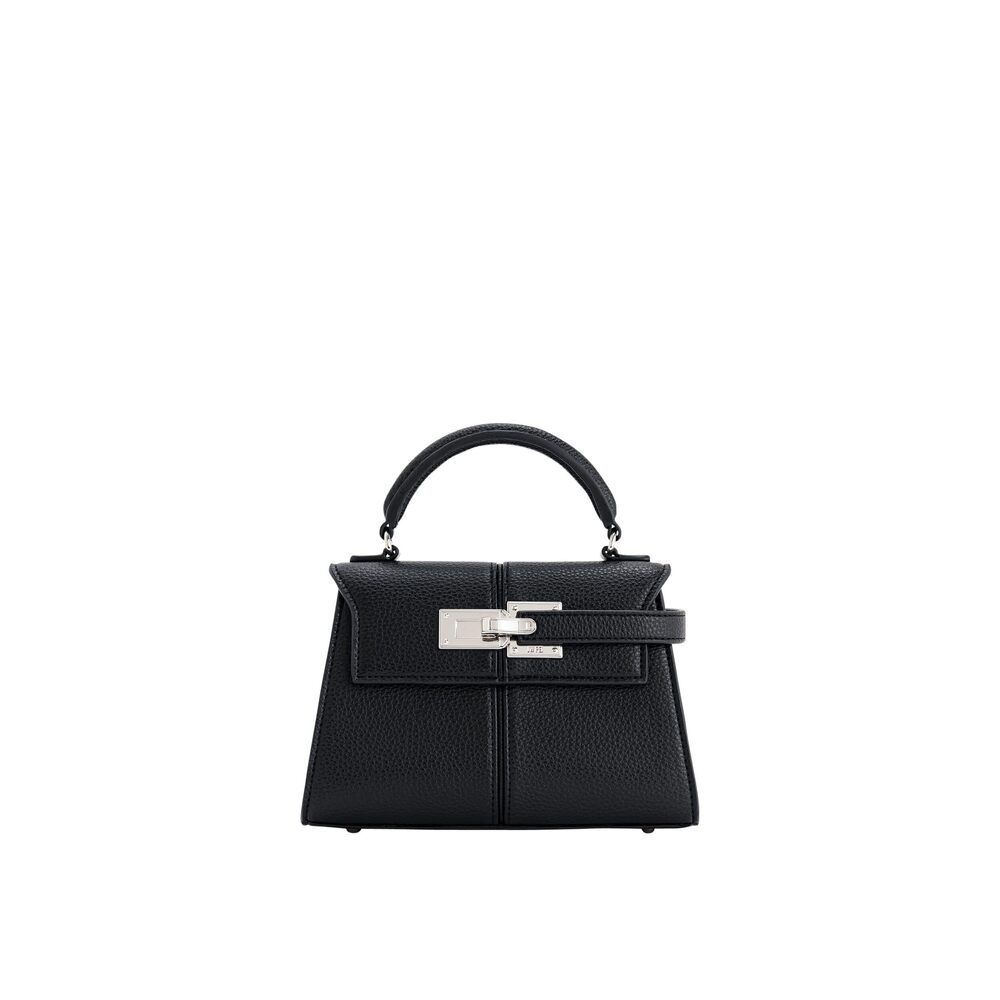 9564 Elise Top Handle Bag - Black